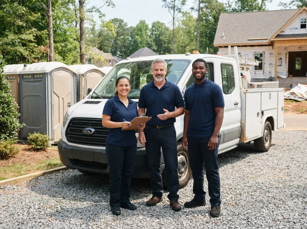 Mojave Portable Toilets portable toilet rentals team in Cary, NC